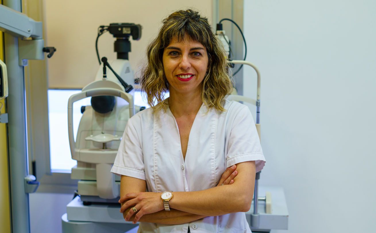 Virginia Farto óptico optometrista en Menorca